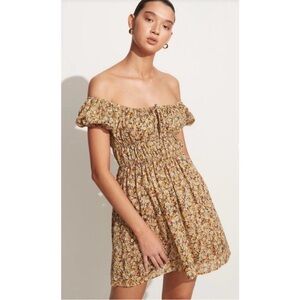 Faithfull The Brand Viola Mini Dress Size 6 NEW
